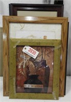 Lot #3930 - (2) Pairs of framed wine themed