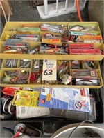 Tackle Box- Full of tackle, fishing misc