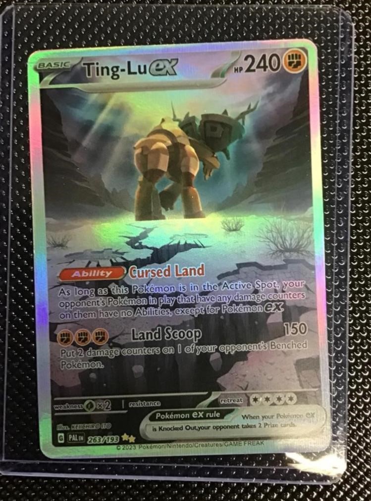 RARE RARE TING-LU EX POKÉMON HOLO MINT