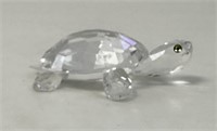 SWEET SWAROVSKI CRYSTAL TURTLE & CASE