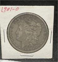 1901 O MORGAN SILVER DOLLAR