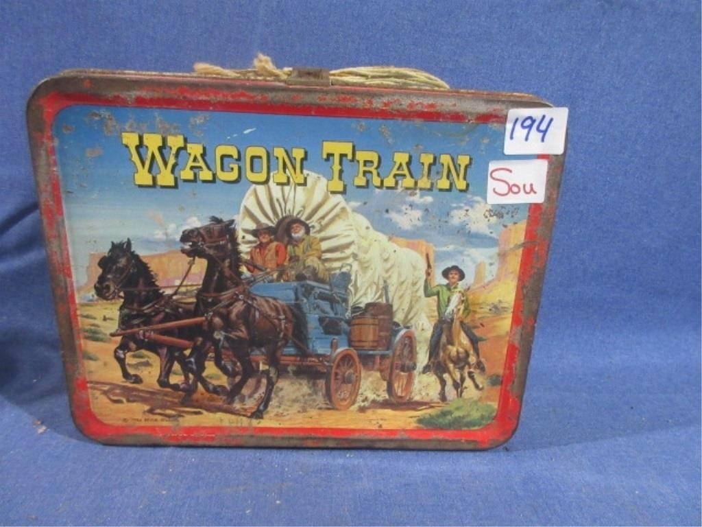VTG Wagon Train Lunch Box