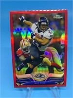 Ray Rice Topps Chrome Red Refractor 1/25
