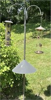 Shepards Hook with Bird Feeders