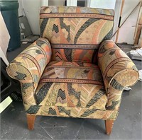 Upholstered Chair in Garage