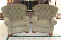 La-Z-Boy Modern Matching Upholstered Arm Chairs