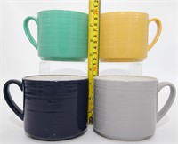 Multi-Color Set of 4 Mugs