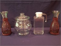 Large Compote & Glass Water Servers
