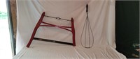 Antique Buck Saw and Rug Beater