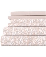 OFFSITE Kaycie Gray Herringbone Easy Care 6 Pc