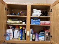 Laundry Items in Cabinet