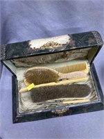 Vanity Brushes with Powder Canister