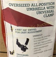 Versa-Brella XL 43x44” Umbrella w/Clamp