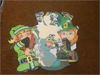 cardboard St. Patrick's decorations