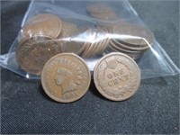 Bag of Indian Head Pennies (41)