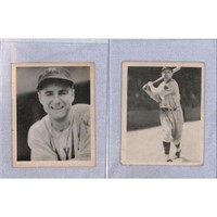 (2) 1939 Playball Baseball Cards Nice Shape