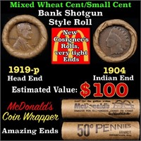 Small Cent Mixed Roll Orig Brandt McDonalds Wrappe