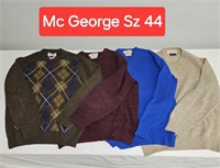 4 McGeorge Round Neck Sweaters 44