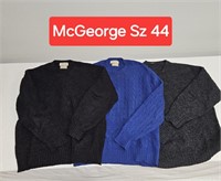 3 McGeorge Round Neck Sweaters 44