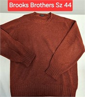 Brooks Brothers Round Neck Sweater New Wool 44