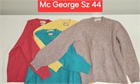 4  McGeorge Round Neck Sweaters 44