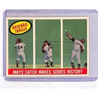 1959 Topps Willie Mays Catch Nice Condition