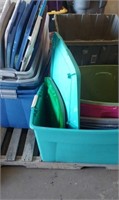 Pallet of Totes and Lids