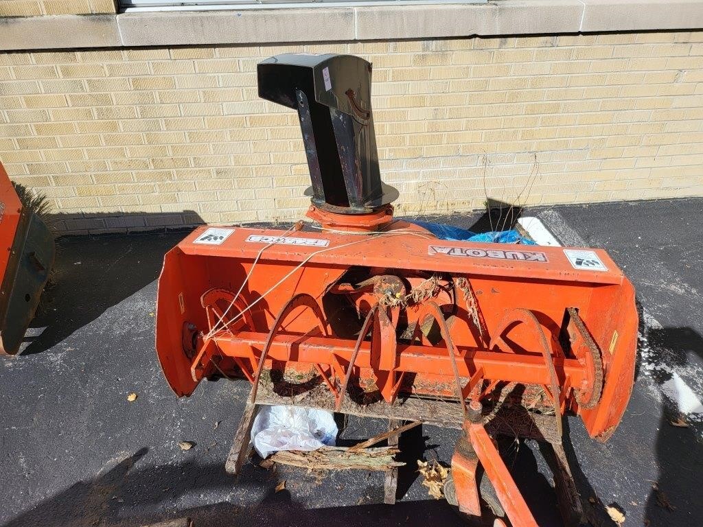 Kubota Snow blower Attachment 50in. Wide 20in