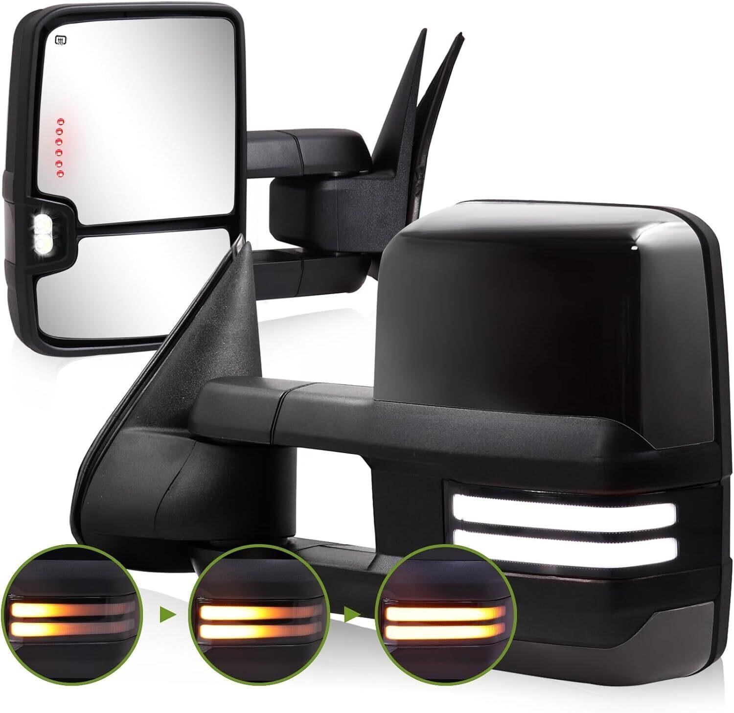 $266  Switchback Towing Mirrors for 2003-2007 Chev