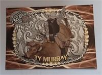Ty Murray PBR 8 Seconds Belt Buckle card BB 1/9
