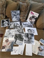 GROUP OF AUTOGRAPHED VINTAGE PHOTOS