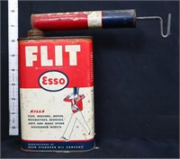 Vintage Esso Flit bug spray can w/ sprayer