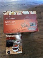 Crofton buffet sit and buffet server open boxes