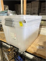Stack And Pull 60 Qt Box, 3 Totes And 2 Lids