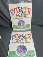 Vintage Party Kits Complete Set for 6
