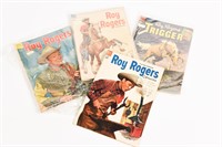 GROUPING OF 4 DELL 1954 ROY ROGERS COMICS