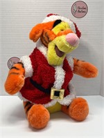 Adorable Disney Santa Tigger Plush