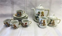Antique Porcelain Childrens Tea Set