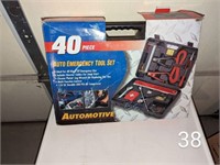 40 PC AUTO EMERGENCY TOOL SET, NEW