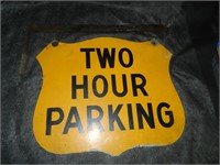 Early Flange Parking Sign