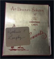 Katherine Langley Notebook Full of Christmas Cards