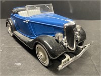 1934 Ford V-8 Roadster Convertible. Die cast and