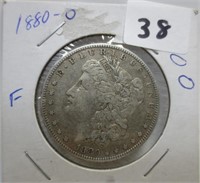 1880-O Morgan silver dollar