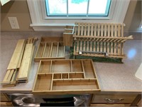 Bamboo Drying Rack, Spring Dividers and Storage