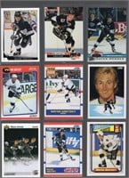 Wayne Gretzky 9 Cards-Various Years and
