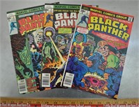 Black Panther comics #1,2,3