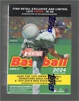 2024 Topps Heritage Baseball Blaster Box - 72