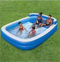H2OGO Family Lounge Fun Inflatable Pool (In Box)