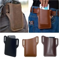 C202 Leather Cell Phone Holster Men Universal Case