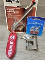 Lock Bundle: Padlocks/Trailer Lock/Slider Security